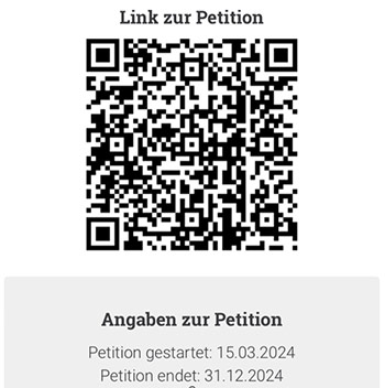 QR Code Petition
